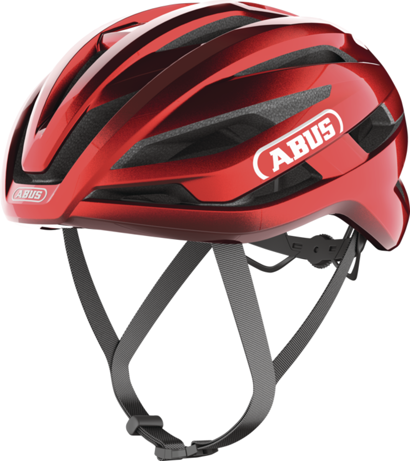 Abus STORMCHASER ACE Road and Gravel Helmet : Performance Red