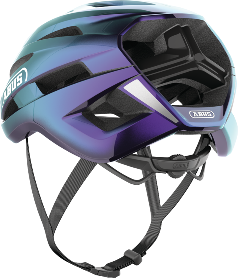 Abus STORMCHASER ACE Road and Gravel Helmet : Flip Flop Purple-1