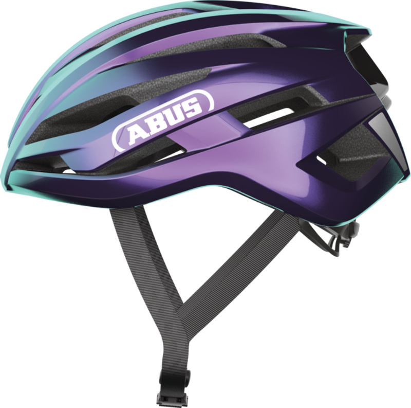 Abus STORMCHASER ACE Road and Gravel Helmet : Flip Flop Purple-2