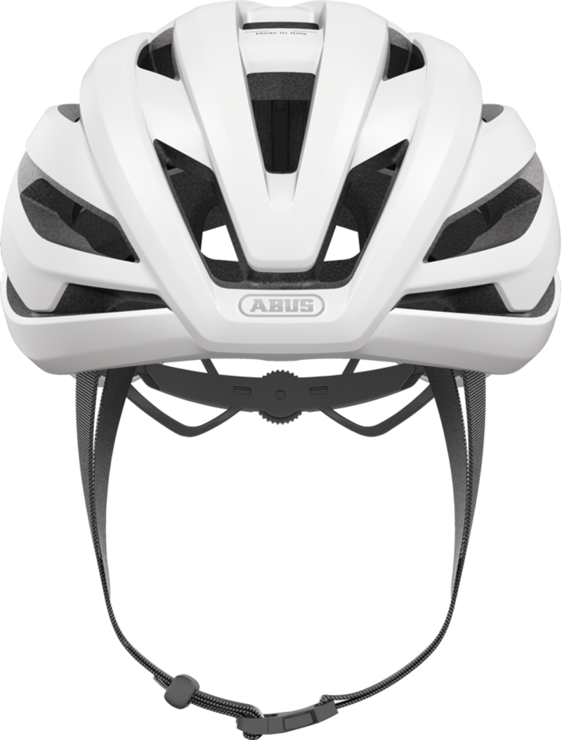 Abus STORMCHASER ACE Road and Gravel Helmet : Polar White-4