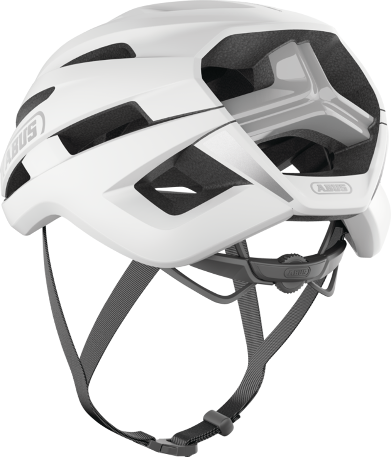 Abus STORMCHASER ACE Road and Gravel Helmet : Polar White-1