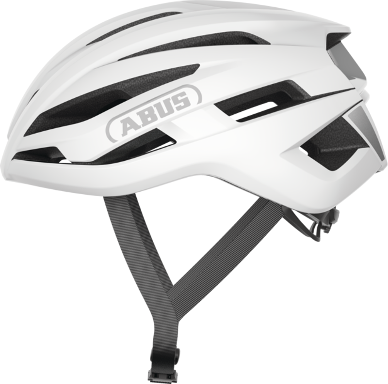 Abus STORMCHASER ACE Road and Gravel Helmet : Polar White-2