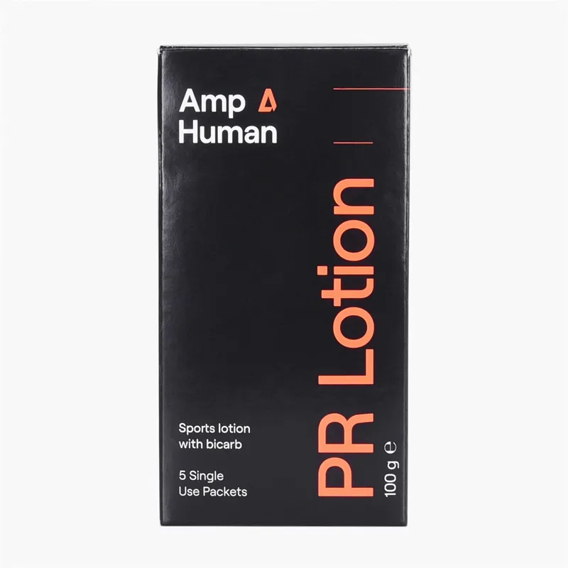 Amp Human : PR LOTION Packets : Box of 5 x 20g On-The-Go Packets
