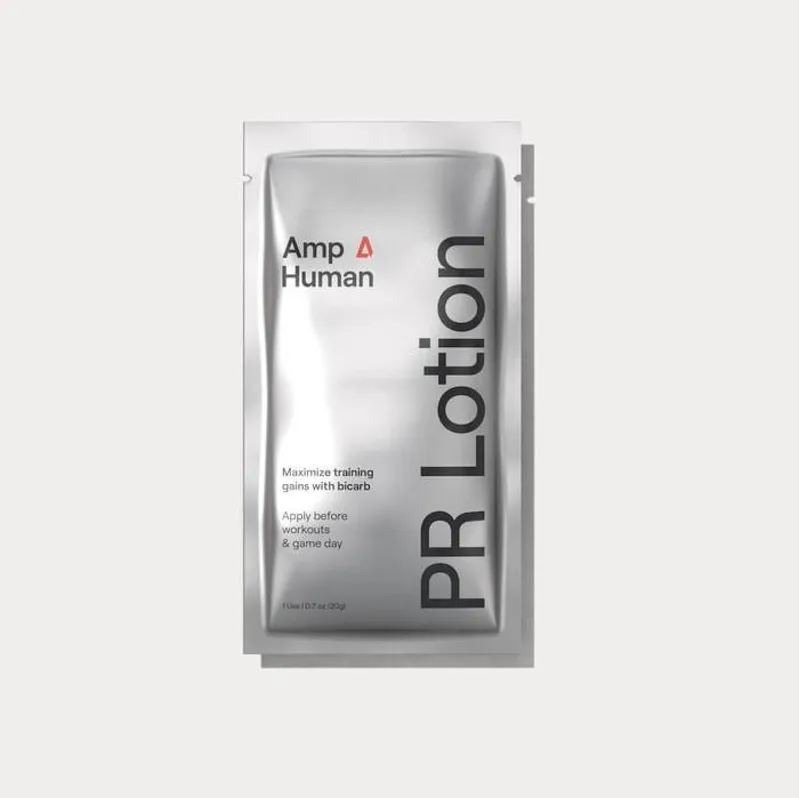 Amp Human : PR LOTION Packets : Box of 5 x 20g On-The-Go Packets-1