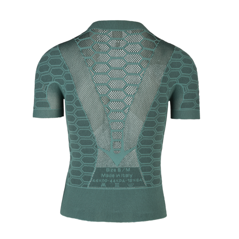 Q36.5 Base Layer 2 : Short Sleeve : OLIVE GREEN-1
