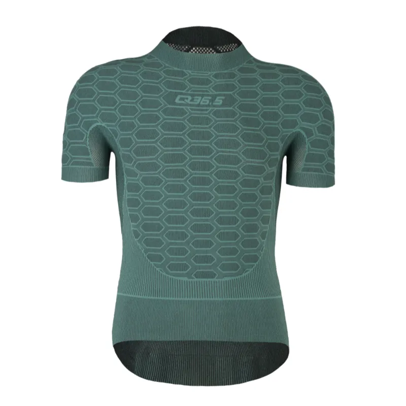 Q36.5 Base Layer 2 : Short Sleeve : OLIVE GREEN