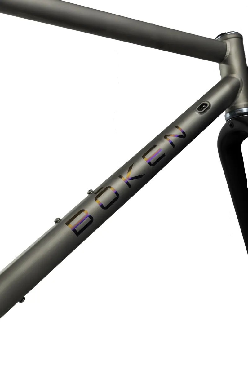 Boken MIRU Titanium Gravel and Adventure Frame + Fork: Sunset Anodised-2