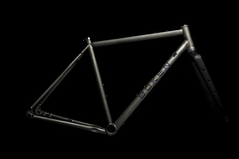 Boken MIRU Titanium Gravel and Adventure Frame + Fork: Sunset Anodised-1