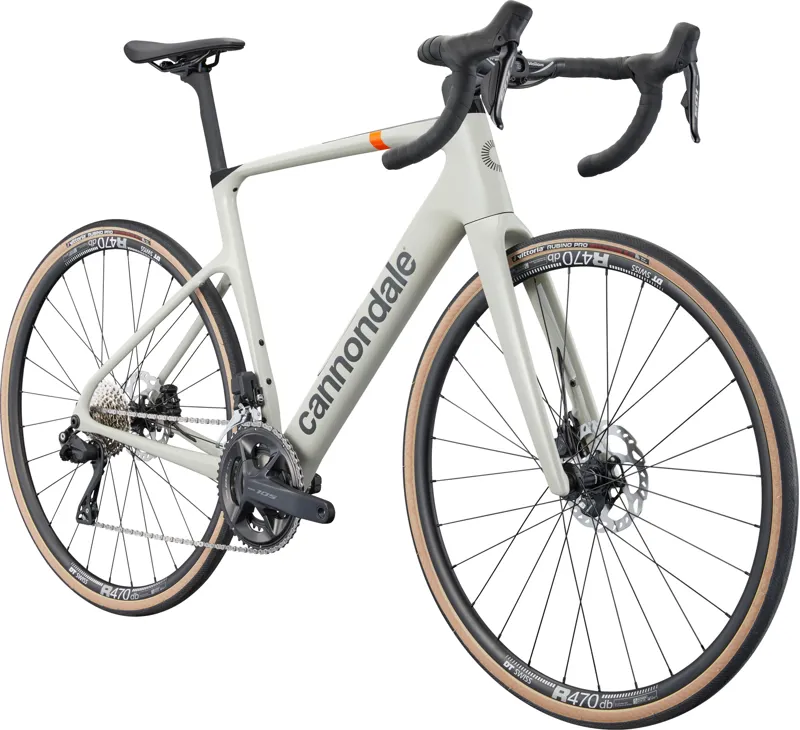 2025 Cannondale Synapse Carbon 4 : 105 Di2 : Chalk White-1