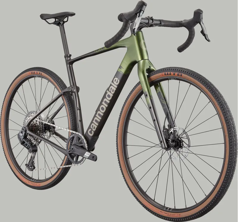 2025 Cannondale Topstone Carbon 2 AXS 1x Gravel Bike in Spruce Green-1