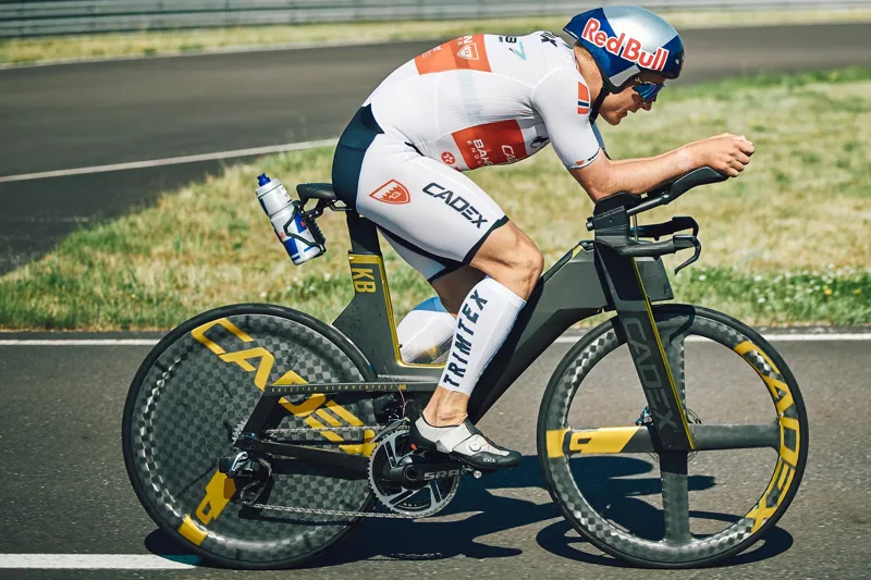 CADEX TRI Triathlon Frame Kit in Silver Rush-12