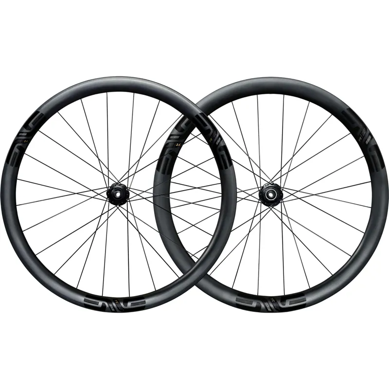 Enve SES 3.4 Carbon DISC Brake HOOKLESS Road Wheelset : ENVE Hubs