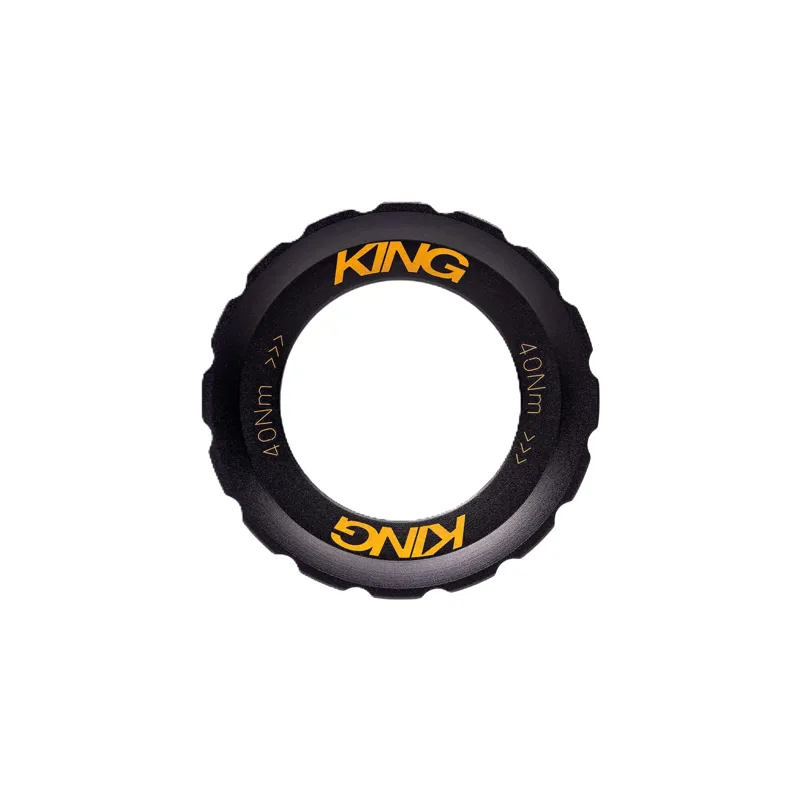 Chris King - Lockring for CenterLock Rotors : Two-Tone Black Gold