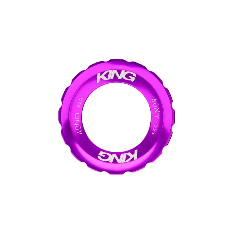 Chris King - Lockring for CenterLock Rotors : 3D Violet