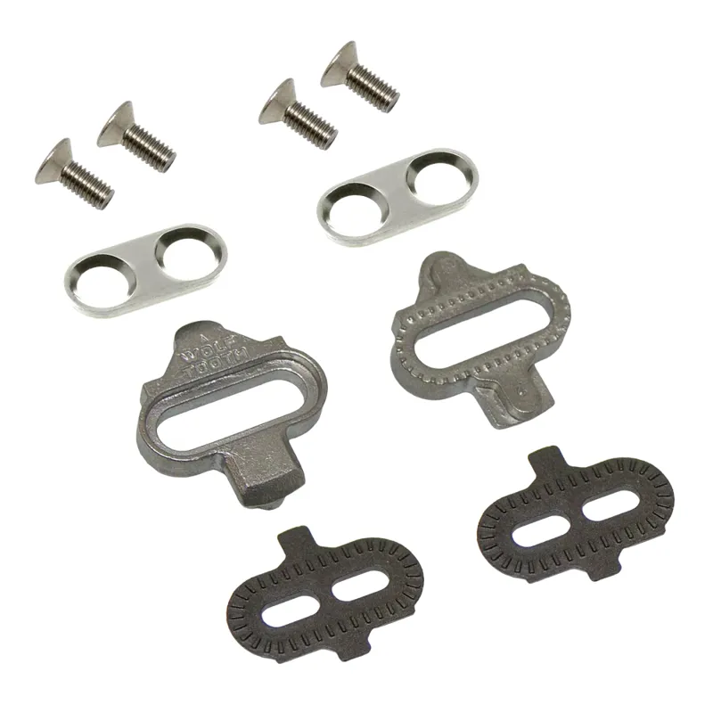 Wolf Tooth MKØ DEL Gravel Clipless Pedals in Stealth Grey-6