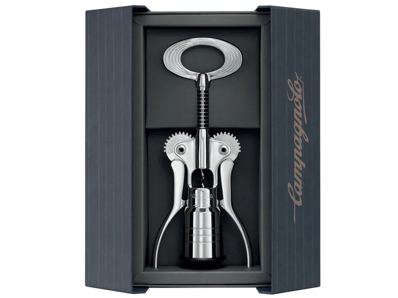 Campagnolo Il Cavatappi The Big Chrome Corkscrew : Black or Silver-1