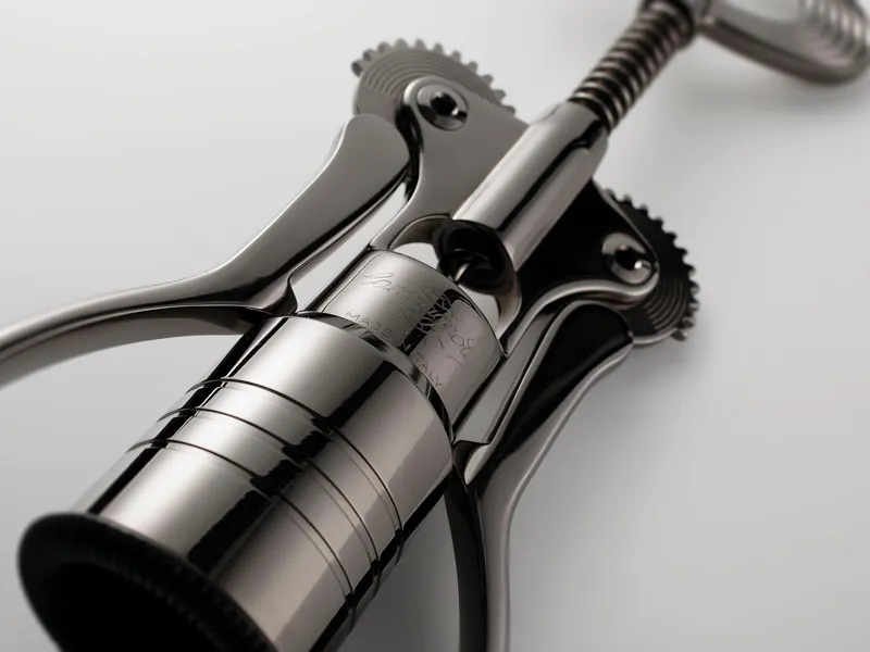 Campagnolo Il Cavatappi The Big Chrome Corkscrew : Black or Silver-9