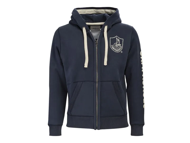 Campagnolo Hooded Sweatshirt in Navy Blue -2