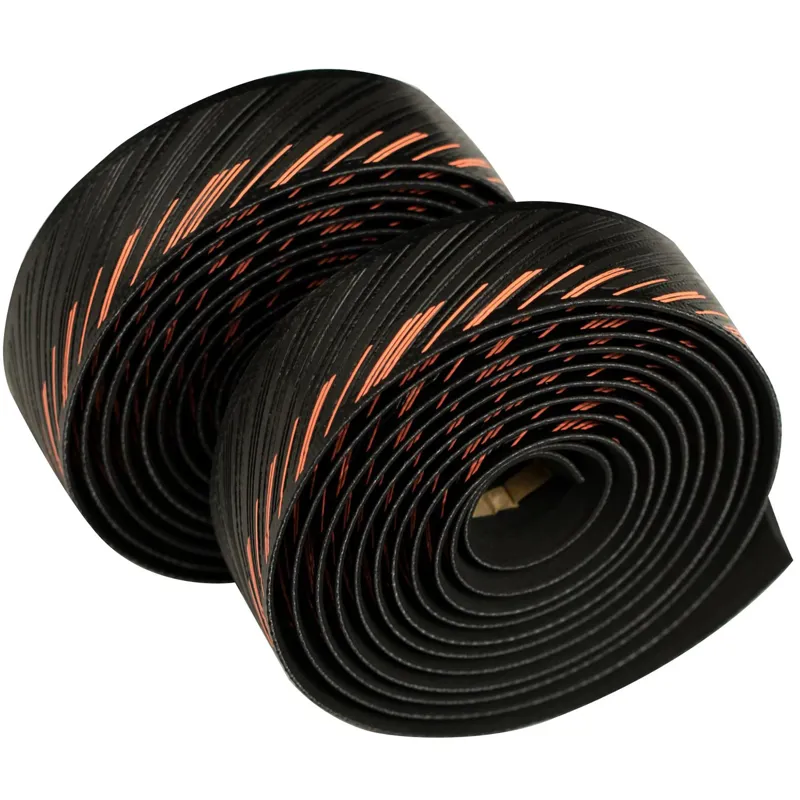 Silca Nastro Cuscino 3.75mm Bar Tape in Black / Neon Orange
