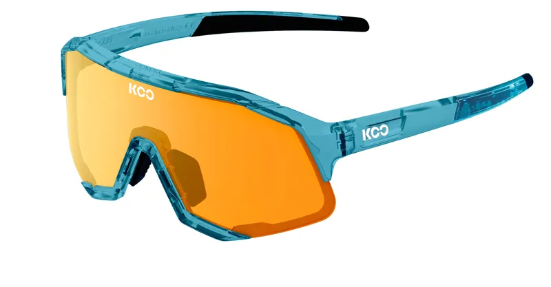 KOO Demos LUCE COLLECTION : TEAL BLUE GLASS : Orange Mirror Lens