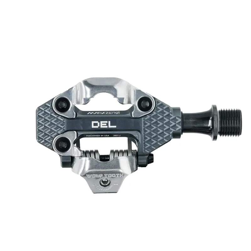 Wolf Tooth MKØ DEL Gravel Clipless Pedals in Stealth Grey-2