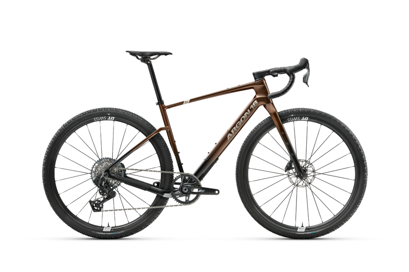 Argon 18 Dark Matter Gravel Bike : SRAM Rival XPLR AXS : Root Beer