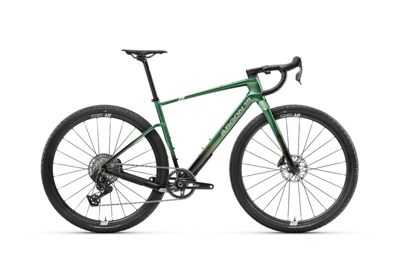 Argon 18 Dark Matter Gravel Bike : SRAM Rival XPLR AXS : Cactus Green