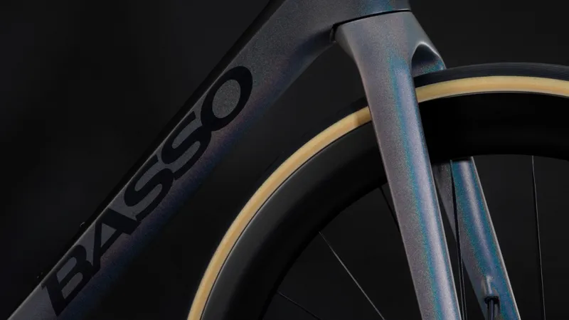 2023 Basso DIAMANTE SV DISC Carbon Road Frameset in Enigma Black-6