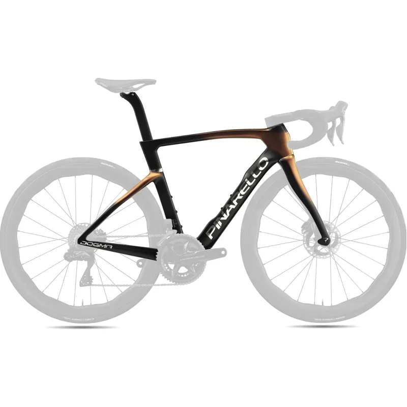 2025 Pinarello DOGMA F Frame Kit : Luxter Red - Gold