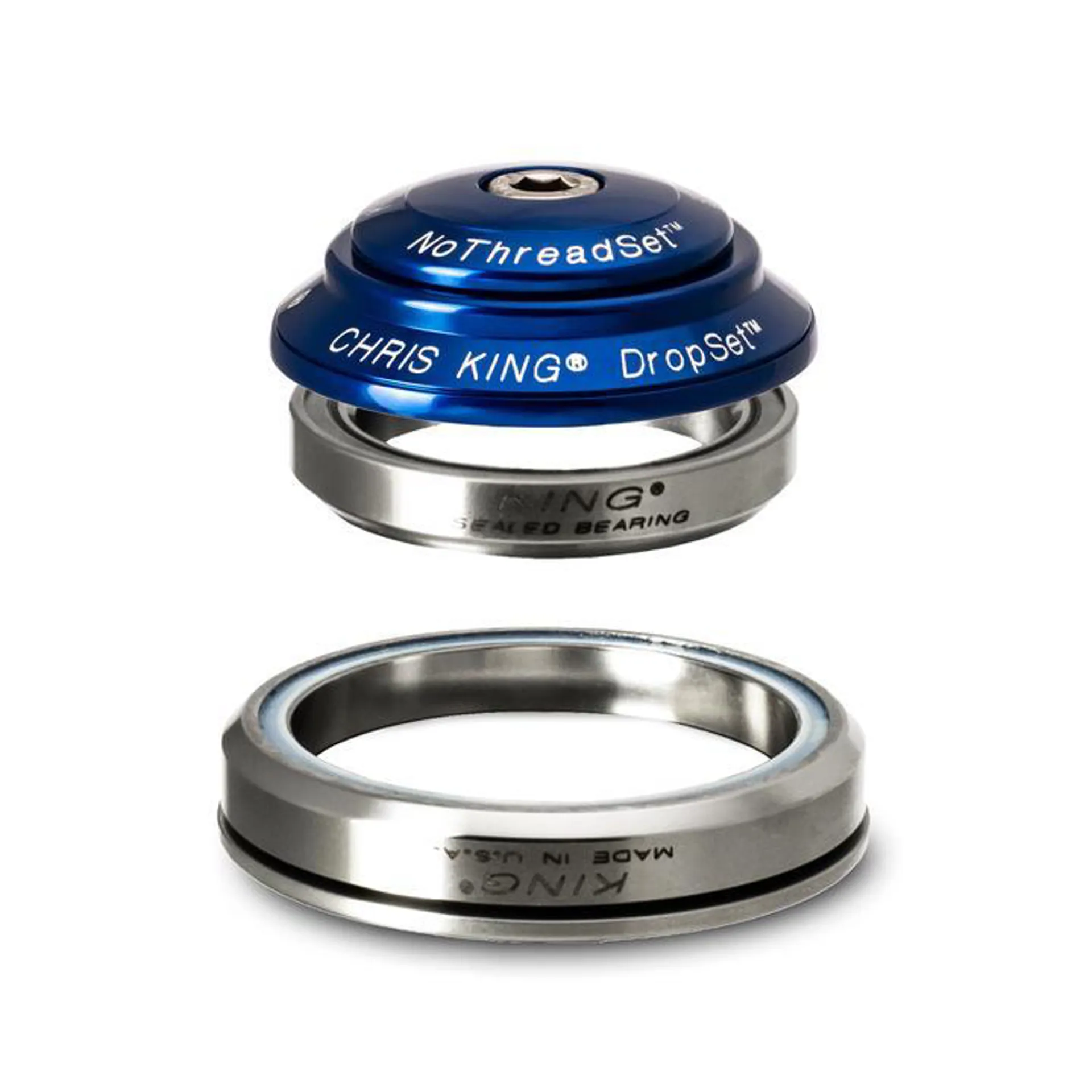 Chris King DropSet 2 : IS 42/52 Integrated Headset : STEEL