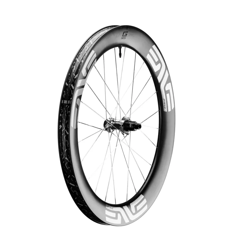 Enve G SES 6.7 PRO Aerodynamic Gravel Wheels : Silver Decal-2