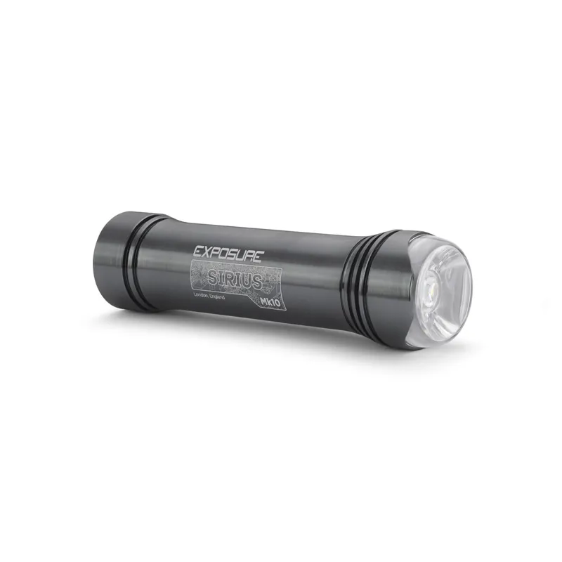 Exposure Sirius MK10 DayBright Front Light : Gunmetal Black