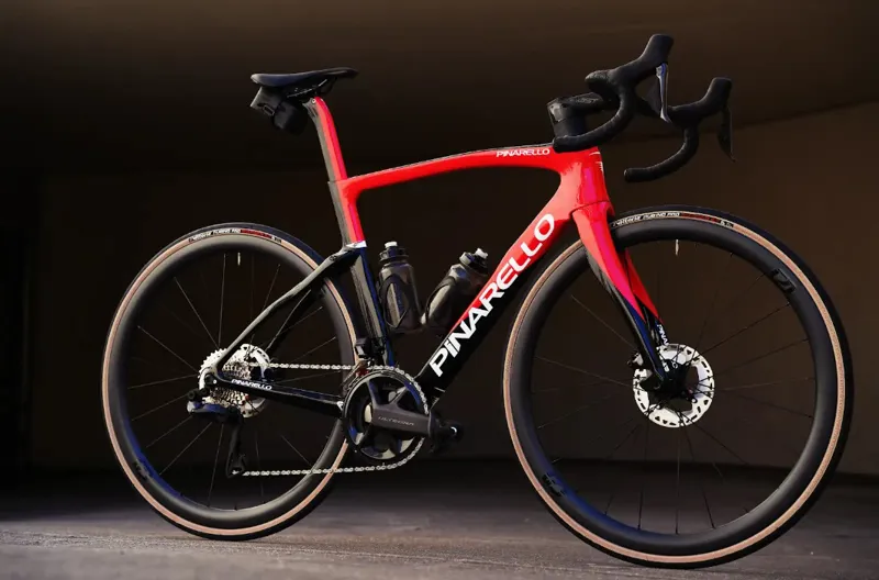 Pinarello F7 Road Bike with Ultegra Di2 ULTRAFAST C40 : RAZOR RED-6
