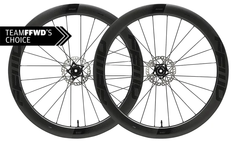 FFWD RYOT 55 Tubeless Ready Carbon Disc Aero Wheelset : DT240 EXP Hubs