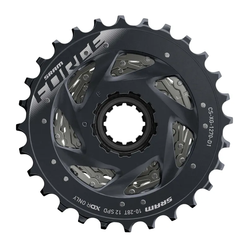 SRAM FORCE AXS CASSETTE XG-1270 D1 SILVER 12 SPEED-3