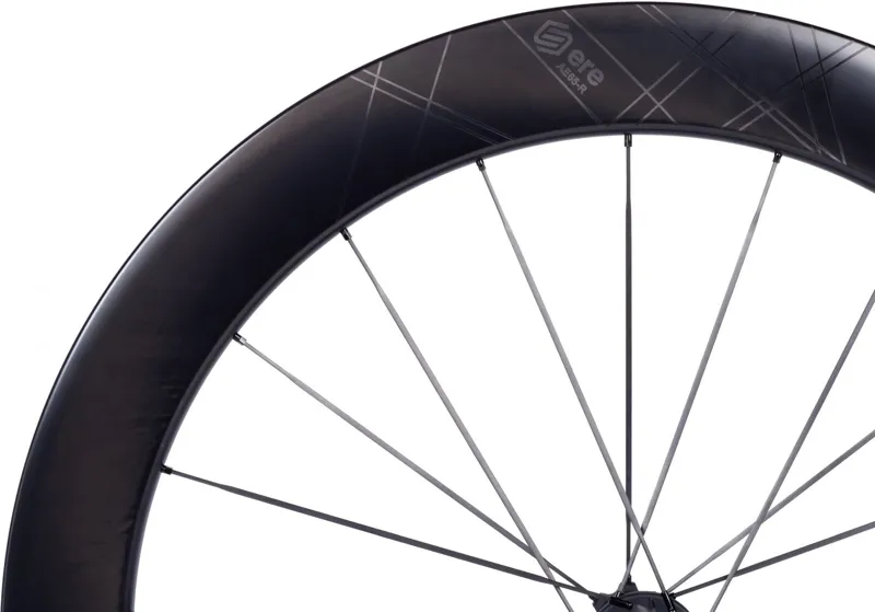 ERE Genus II AE65-R Aero Road Carbon Disc Wheelset : Black-2