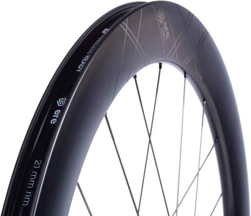 ERE Genus II AE65-R Aero Road Carbon Disc Wheelset : Black-3