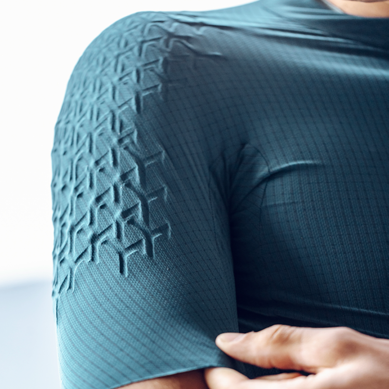 Q36.5 DOTTORE GRID SKIN Short Sleeve Jersey : AUSTRALIAN GREEN-3