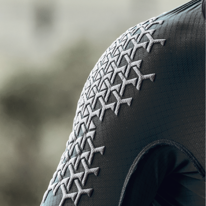 Q36.5 DOTTORE GRID SKIN Short Sleeve Jersey : BLACK-3