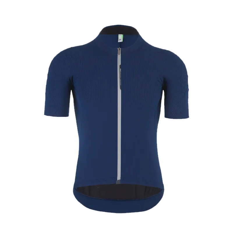 Q36.5 DOTTORE GRID SKIN Short Sleeve Jersey : NAVY