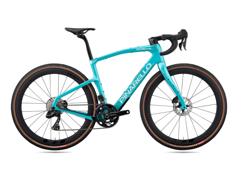 Pinarello Grevil F7 : Force AXS 1x13 XPLR : Stone Turquoise