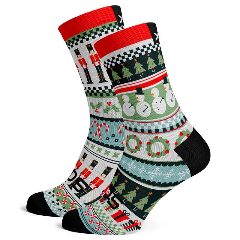 SOX Holly Jolly Nutcracker Crew Socks