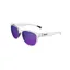 Koo COSMO Lifestyle Sunglasses : Crystal Violet Frame - Violet Mirror
