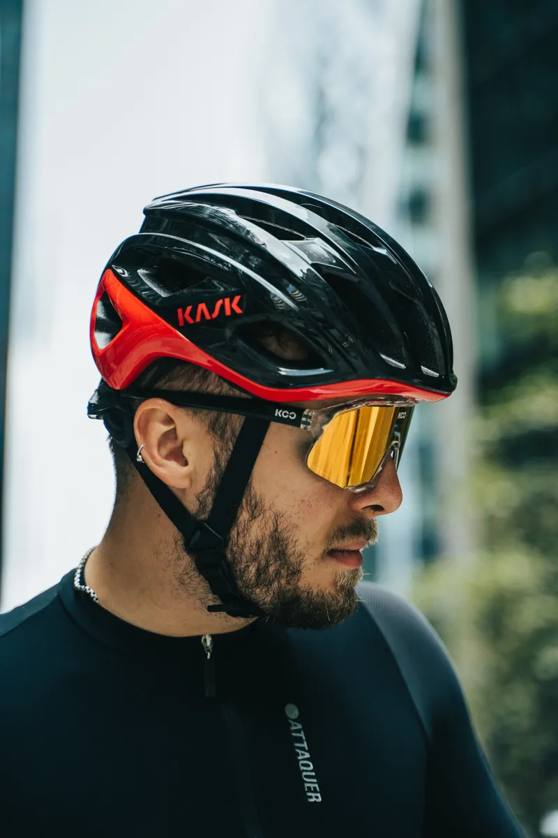 Kask Mojito3 Road Cycling Helmet : Bi-Colour : BLACK / RED-3