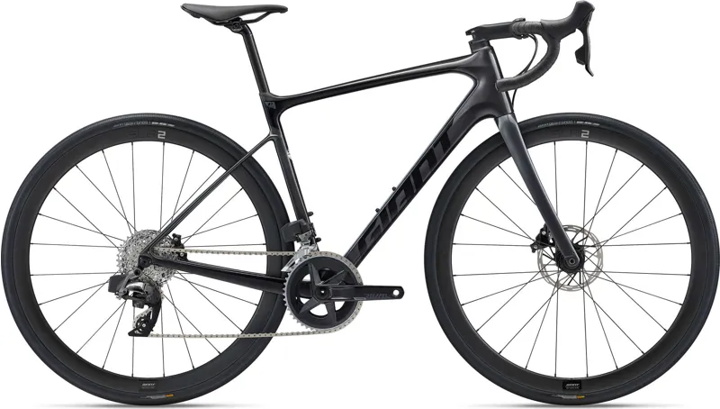 Giant Defy Advanced Pro AXS Carbon Road Bike in Black Chrome