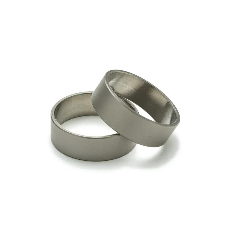 Moots Titanium Headset Spacers : Silver-1