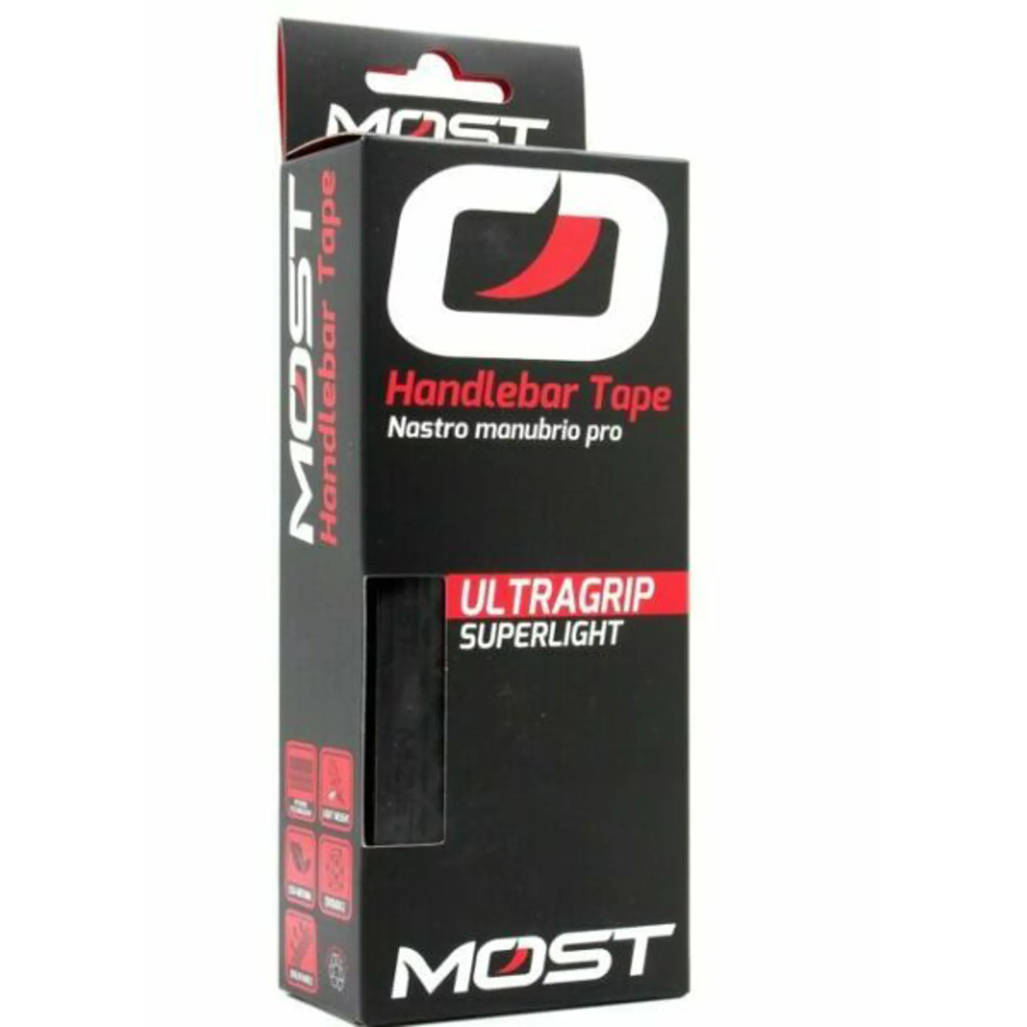 Nastro Manubrio Pinarello MOST Ultragrip Evo 3mm – Grigio Liscio, Nuovo In Scatola
