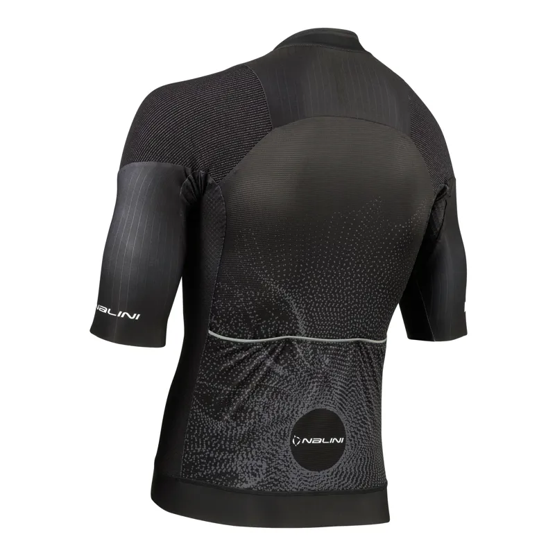 Nalini Dyneema Short Sleeve Cycling Jersey : Black / Grey-1