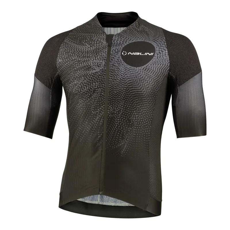 Nalini Dyneema Short Sleeve Cycling Jersey : Black / Grey