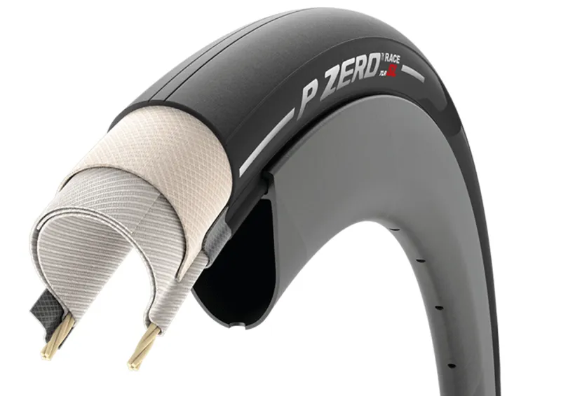 Pirelli P ZERO Race SL TLR Tubeless Road Cycling Tyres : Black